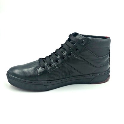 Bota Pegada Couro Natural Preto com Elástico 118903