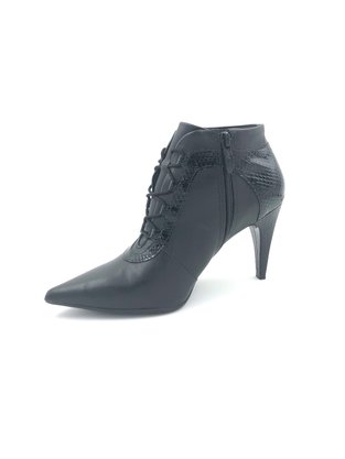 Bota Piccadilly Ankle Boot Preta Salto Alto 749024