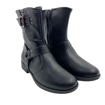 Bota Piccadilly Cano Médio Montaria Preta 653013