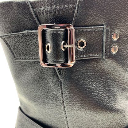 Bota Piccadilly Cano Médio Montaria Preta 653013