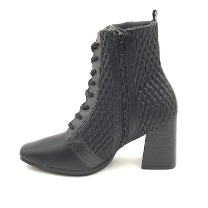 Bota Piccadilly Maxi Salto Alto Preto 751006