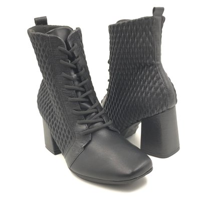 Bota Piccadilly Maxi Salto Alto Preto 751006