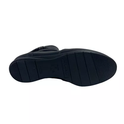 Bota Piccadilly Preta 261042 Cano Curto Sem Salto