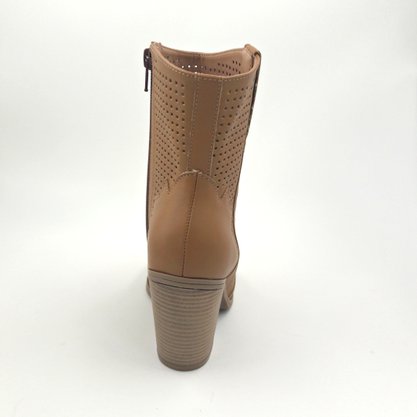 Bota Ramarim Country Caramelo Salto Grosso Bico Fino