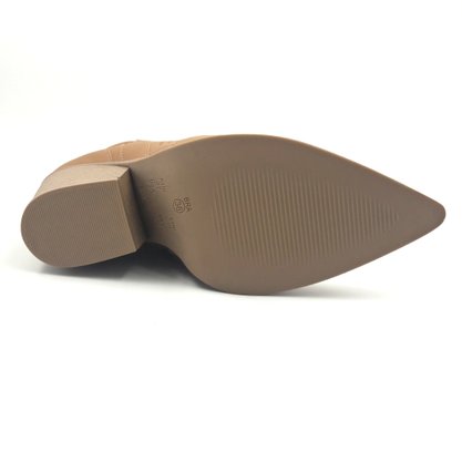 Bota Ramarim Country Caramelo Salto Grosso Bico Fino