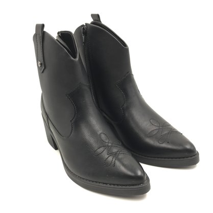 Bota Ramarim Western Cano Baixo Country Preta 2351101