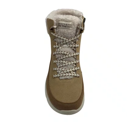 Bota Skechers Glacial Ultra Autumn Days Bege Scotchgard 3M