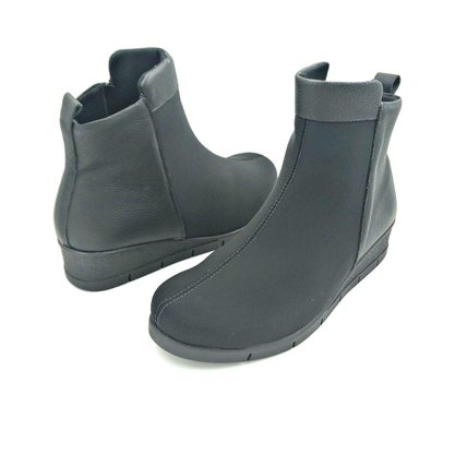 Bota Usaflex Preta Anabela Joanete 0503