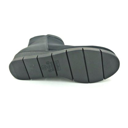Bota Usaflex Preta Anabela Joanete 0503