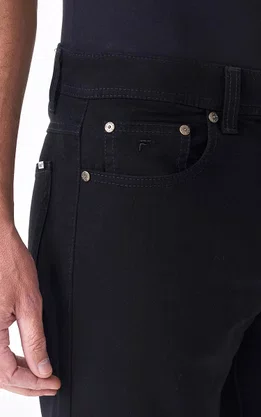 Calça Chino Masculina Fideli Regular Preta CR50300608