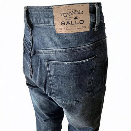 Calça Jeans Masculina Sallo Skinny Azul 0007