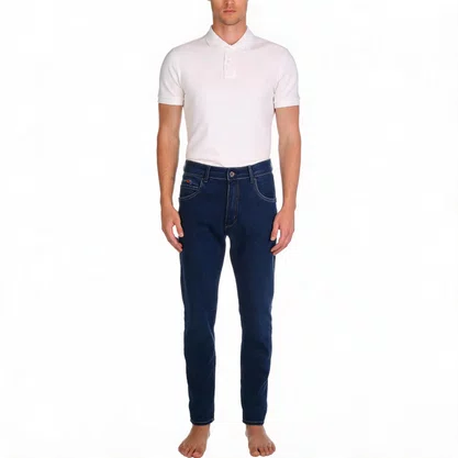 Calça Jeans Masculina Sallo Slim Fit Azul 0011