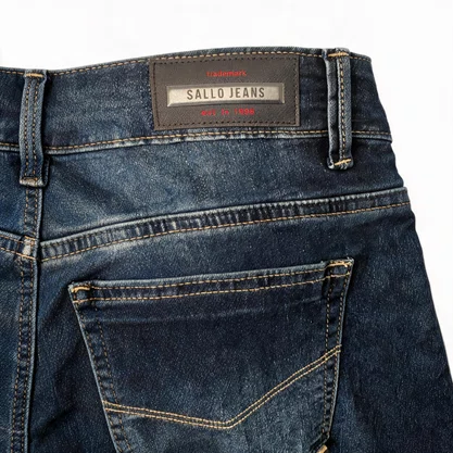Calça Jeans Masculina Sallo Slim Fit Azul 0011