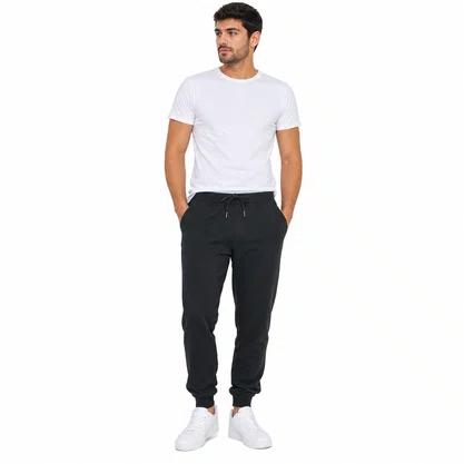 Calça Jogger Masculina Ogochi Helanca Preta 72470004