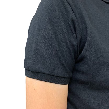 Camisa Fideli Gola Polo Algodão Peruano Preta EXG PR805010