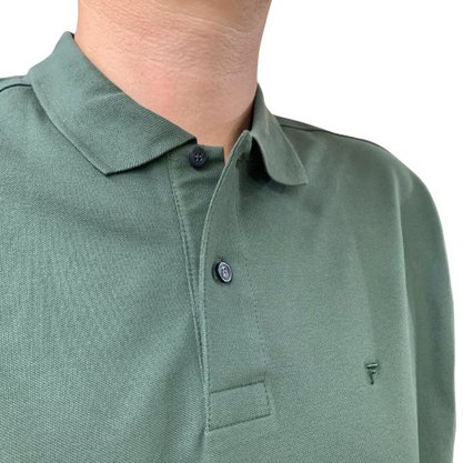 Camisa Fideli Gola Polo Algodão Peruano Verde PR805010