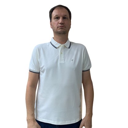 Camisa Fideli Gola Polo Giorno Creme PR905057