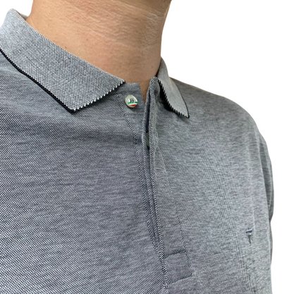 Camisa Fideli Gola Polo Giorno Preta PR1605081