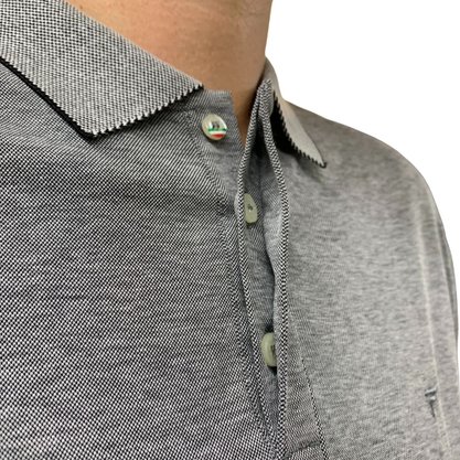 Camisa Fideli Gola Polo Giorno Preta PR1605081