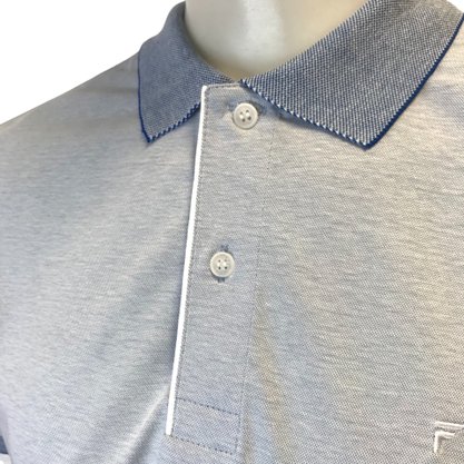Camisa Fideli Golo Polo Giorno Azul EX PR805082