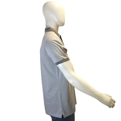 Camisa Fideli Golo Polo Giorno Cinza PR805082