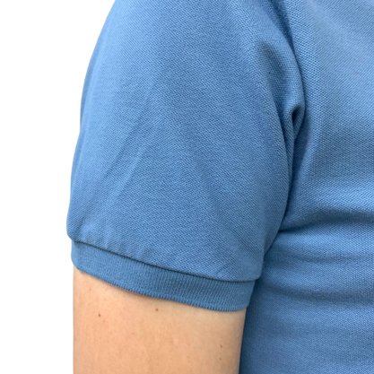 Camisa Fideli Polo Algodão Peruano Azul PR805010