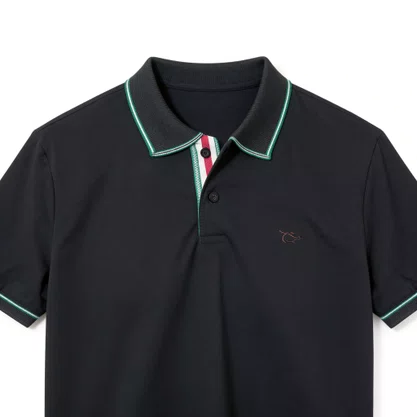 Camisa Polo Masculina Sallo Slim Fit Chumbo 0071