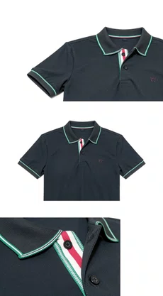 Camisa Polo Masculina Sallo Slim Fit Chumbo 0071