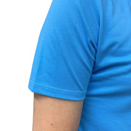 Camisa Sallo Gola Polo Slim Azul 1150