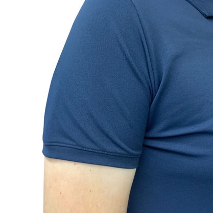 Camisa Sallo Gola Polo Slim Dry Azul Marinho 3055