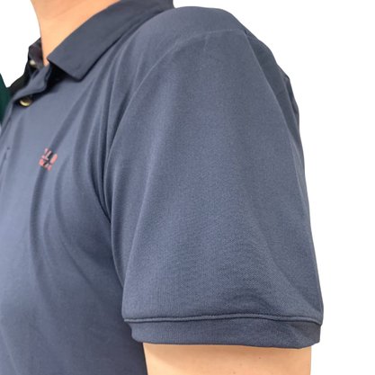 Camisa Sallo Gola Polo Slim Dry Preta 3055