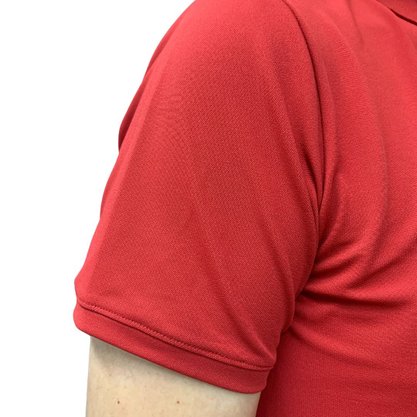 Camisa Sallo Gola Polo Slim Dry Vermelha 3055