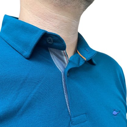 Camisa Sallo Gola Polo Slim Verde 1150