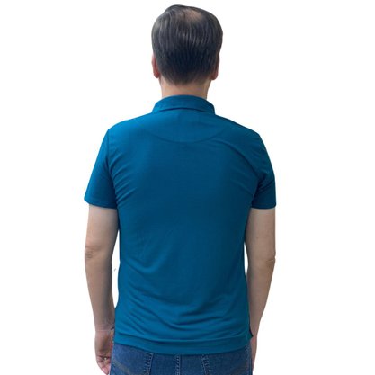 Camisa Sallo Gola Polo Slim Verde 1150
