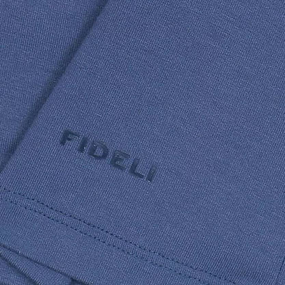 Camiseta Fideli Techno Slim Azul TR01305219