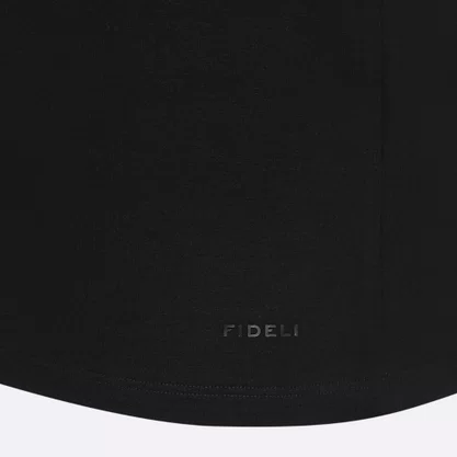 Camiseta Fideli Techno Slim Preta TR01305219