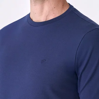 Camiseta Masculina Fideli Slim Marinho TR00405023 EXG