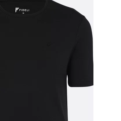 Camiseta Masculina Fideli Slim Preta TR00405023 EXG