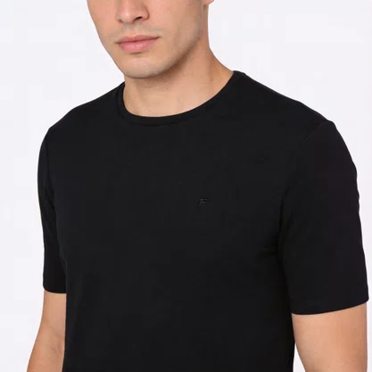 Camiseta Masculina Fideli Slim Preta TR00405023 EXG