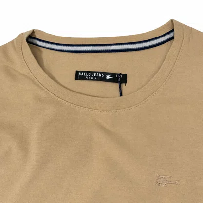 Camiseta Masculina Sallo Slim Fit Âmbar 1157