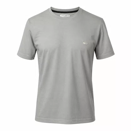 Camiseta Masculina Sallo Slim Fit Cinza 1157