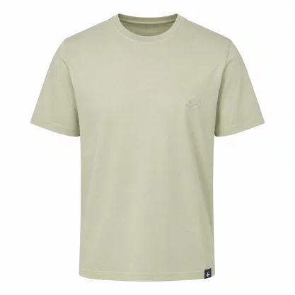 Camiseta Masculina Sallo Slim Fit Cinza 8176 Algodão Peruano