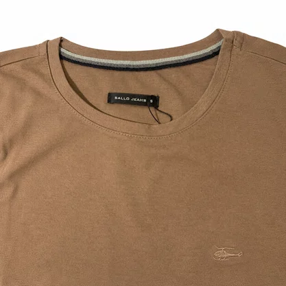 Camiseta Masculina Sallo Slim Fit Mocca 1157