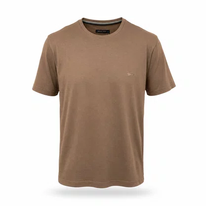 Camiseta Masculina Sallo Slim Fit Mocca 1157