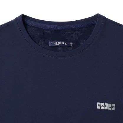 Camiseta Premium Sallo Slim Azul Marinho 0041