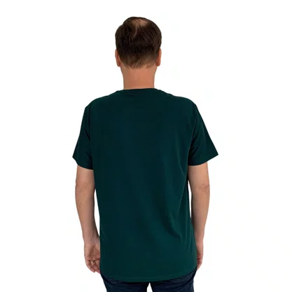 Camiseta Sallo Plus Size Manga Curta Verde 2702
