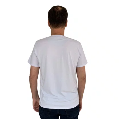 Camiseta Sallo Slim Manga Curta Branca 1157