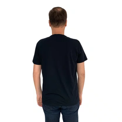 Camiseta Sallo Slim Manga Curta Preta 1157
