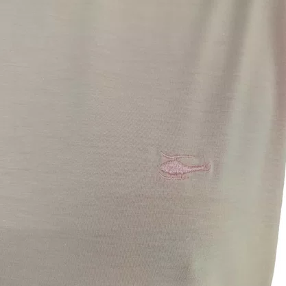 Camiseta Sallo Slim Manga Curta Rosa 1157