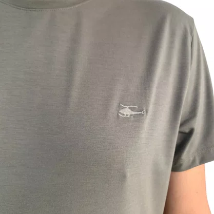 Camiseta Sallo Slim Manga Curta Verde Musgo 1157